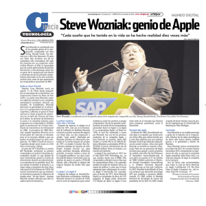 Steve Wozniak: genio de Apple