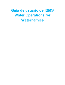 Guía de usuario de IBM® Water Operations for Waternamics
