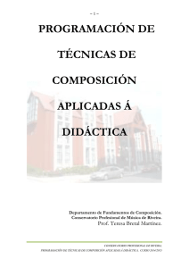 programación de técnicas de composición aplicadas á