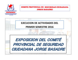 EJECUCION DE ACTIVIDADES DEL PRIMER SEMESTRE 2016