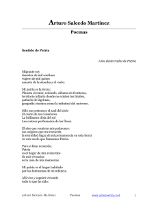 Arturo Salcedo Martínez Poemas