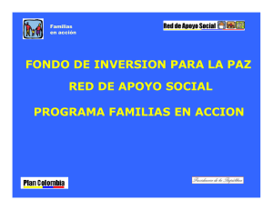 Fondo De Inversion Para La Paz Red De Apoyo Social
