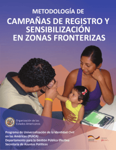 campañas de registro y sensibilización en zonas fronterizas