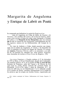 Margarita de Angulema y Enrique de Labrit en Poatú