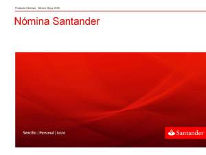 Nómina Santander