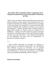 Javier Mina. Héroe de España y México. Fragmentos de la biografía