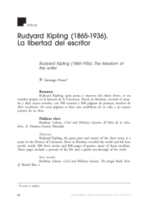 Rudyard Kipling (1865-1936). La libertad del escritor