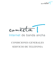 CONDICIONES GENERALES TELEFONIA - Conecta-t