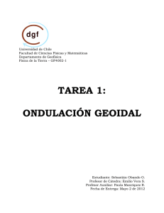 tarea 1: ondulación geoidal - U