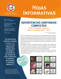 Hojas Informativas - Instituto Nacional de Cancerología