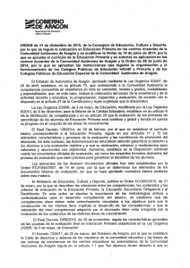ORDEN DE EVALUACIÓN DE EDUCACIÓN PRIMARIA pdf.