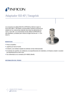 Adaptador ISO-KF / Swagelok - Products
