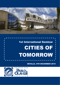 Programa del seminario internacional “Cities of tomorrow”