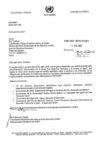 naciones unidas united nations ecuador 07e-00861 org/i 30