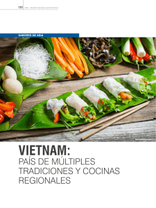 Vietnam: país de múltiples tradiciones y cocinas regionales