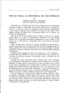 notas para la historia de los borjas