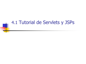 Tutorial de Servlets y JSPs