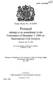 Protocol - UK Treaties Online