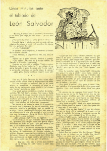 Unos minutos ante el tablado de Le&oacute;n Salvador, J.M&ordf;.I.