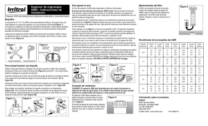 Aspersor de engranajes 430R – Instrucciones de instalación