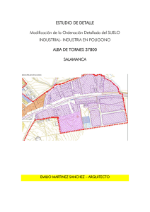 Documento de aprobación inicial del Estudio de Detalle de Suelo