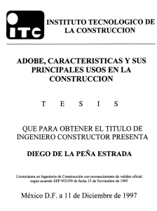 INSTITUTO TECNOLÓGICO DE LA CONSTRUCCIÓN ADOBE