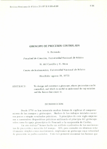 GIROSCOPO DE PRECESION CONTROLADA