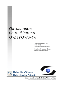 Giroscopios en el Sistema GypsyGyro-18