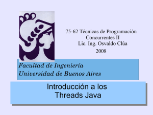 Java Threads - Universidad de Buenos Aires