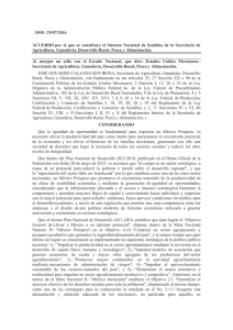 DOF: 29/07/2016 ACUERDO por el que se constituye el Sistema