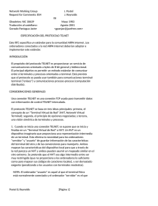 Network Working Group J. Postel Request for Comments: 854 J