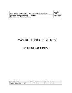 manual de procedimientos remuneraciones