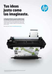 La HP Designjet T520 ePrinter proporciona calidad profesional con