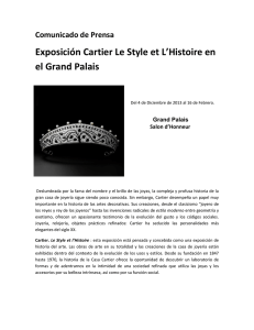 Comunicado Exposición Cartier