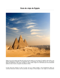 Guía de viaje de Egipto