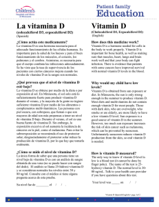 La vitamina D Vitamin D