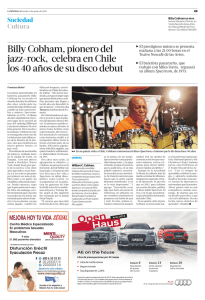 Billy Cobham, pionero del jazz-rock, celebra en Chile