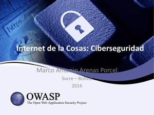 Internet de la Cosas: Ciberseguridad