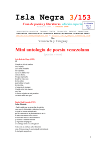 Mini antología de poesía venezolana (poetas vivos)