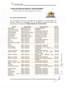 Evaluaciones Federales 2011 - Delegación Venustiano Carranza