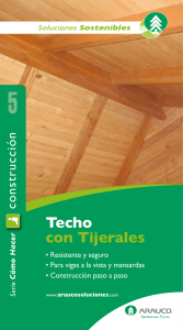 Techo con Tijerales