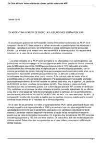 En Chile Ministro Velasco defiende a brazo partido sistema de AFP