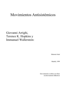 Movimientos Antisistémicos - Theomai*. Red de Estudios sobre