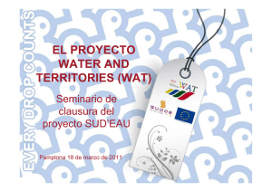 EL PROYECTO WATER AND TERRITORIES (WAT)