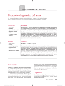 Protocolo diagnóstico del asma