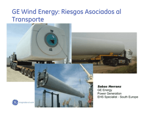 GE W ind Energy: Riesgos Asociados al Transporte