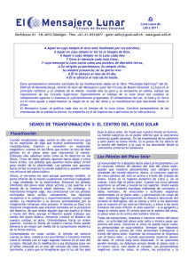 N° VIII/3: Signos de Transformación 3: El Centro del Plexo Solar
