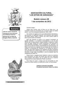 Boletín 48 - asociación cultural "los sitios de zaragoza"
