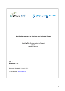 Mobility Management for Business and Industrial Zones