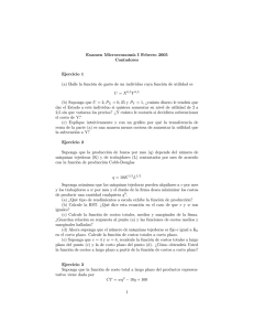 Examen Microeconomia I Febrero 2005 Contadores Ejercicio 1 (a